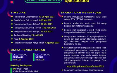 Rp 8,500,000 FROM DIPONONEGORO ECONOMIC FESTIVAL 2021