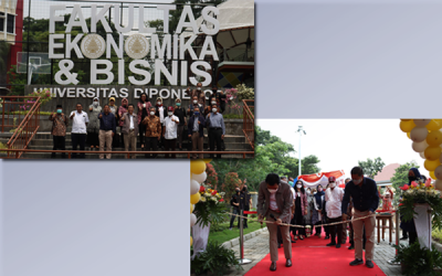 Inauguration of Embung and Parking Area Faculty of Economics and Business Undip