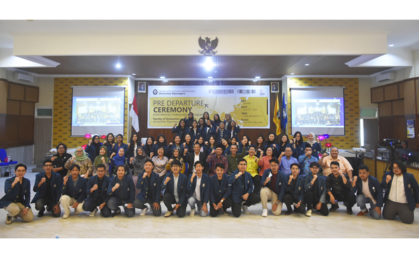 Faculty of Economics and Business Diponegoro University Releases 61 International Undergraduate Program and Regular Students