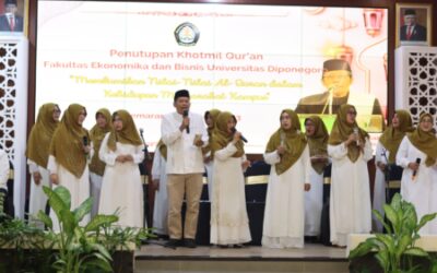 Penutupan Khotmil Qur’an Fakultas Ekonomika dan Bisnis  Universitas Diponegoro