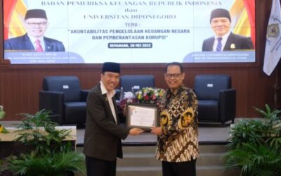 BPK Goes To Campus, Undip Bersama BPK RI Menggelar Kuliah Umum Pengelolaan Keuangan Negara Dan Pemberantasan Korupsi