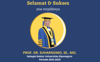 Prof. Suharnomo Terpilih Menjadi Rektor Universitas Diponegoro Masa Jabatan 2024-2029