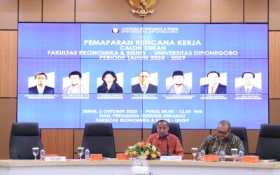 Pemaparan Rencana Kerja Bagi Calon Dekan FEB Undip Periode Tahun 2024-2029