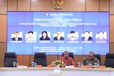 Pemaparan Rencana Kerja Bagi Calon Dekan Feb Undip Periode Tahun 2024 